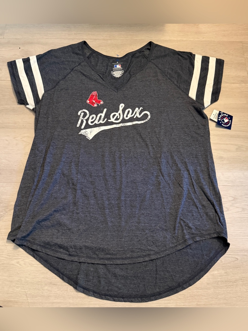 Womens Torrid Boston Red Sox Short Sleeve Baseball T-Shirt New Plus Size 2X